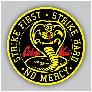 Cobra Kai Sticker Vinyl Decal - Karate Kid -80s -Miyagi Do -Dojo -Martial Arts - Picture 1 of 2