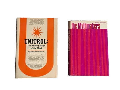 Vintage 1960s Hardcover Lot Unitrol Healing Mind + The Mythmakers Mary Barnard - Image 1 of 4