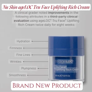 Crema rica edificante facial Nu Skin NUSkin ageLOC Tru 1,0 oz 04/2028 - Imagen 1 de 1