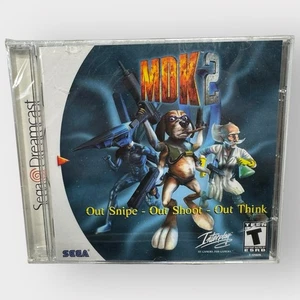 MDK 2 (Sega Dreamcast, 2000) COMPLETO E NUOVO, SIGILLATO IN FABBRICA RARO DA TROVARE - Foto 1 di 2