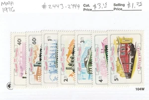 Ungarn / Ungarische Volksrepublik #2443-2449 "Züge" postfrisch 1976 - Bild 1 von 1