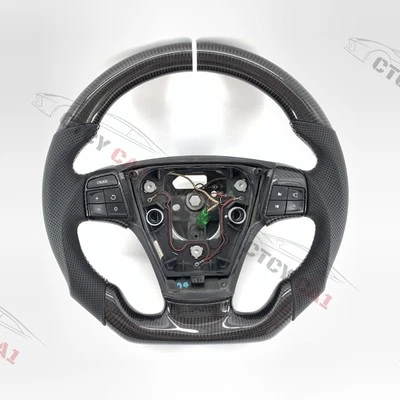 Custom Carbon Fiber Steering Wheel for Volvo S40 V50 C30 C70 2004-2013 with trim - Image 1 of 4