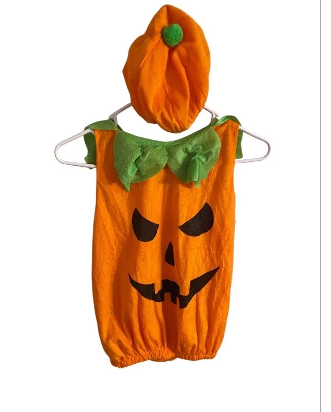 Disfraz de calabaza niño.  2 Piezas Talla Única Foto 1 de 4