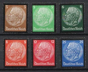 1934 Drittes Reich, Deutschland Mi. 548-553 Full Set CV 20 $ - Bild 1 von 1