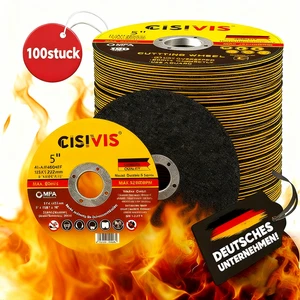 100X Trennscheibe Ø 125 x 22,2 x 1,2 mm für Winkelschleifer Stahl INOX Metall DE - Bild 1 von 10