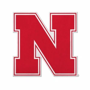 NCAA Nebraska Cornhuskers 18" Die-cut Logo Pennant Fan Cave - Picture 1 of 1