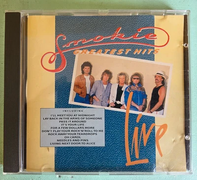 Smokie - Greatest Hits Live CD D 1989 13 tracks Live Irland Zustand: akzeptabel - Bild 1 von 3