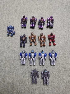 Gemischtes Halo Mega Bloks Figuren Konvolut x14 plus 1 defekte.  - Bild 1 von 13
