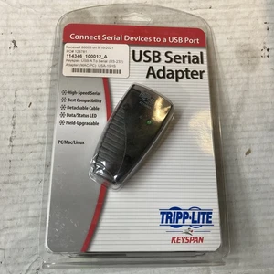 Adaptador Tripp Lite USA-19HS KEYPAN USB a serie RS232 alta velocidad DB9 RS232 - Imagen 1 de 8