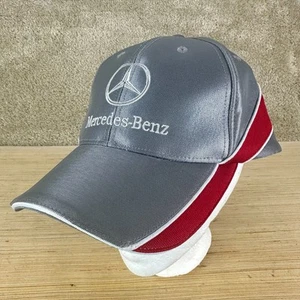McLaren Mercedes Benz Formula 1 one Silver Red Hat Cap Y2K big logo - Picture 1 of 14