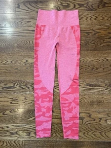 Curves N Combat Boots M Leggings Yogo Pilates Jogging Athletic Workout Pants EUC - Picture 1 of 7