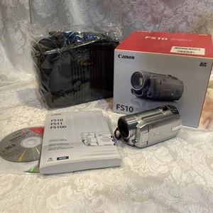 Canon FS10 Digital Video Camera Camcorder 2000X Digital Zoom - Picture 1 of 2