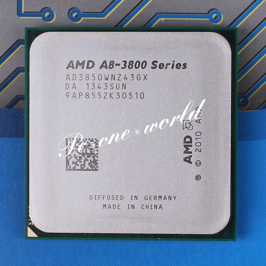 100% OK AD3850WNZ43GX AMD A8-3850 2.9 GHz Quad-Core Processor CPU - Image 1 of 1