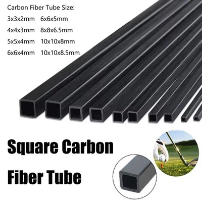 Vierkant Kohlefaserrohr, Kohlefaserrohr / Kohlefaser Vierkantrohr