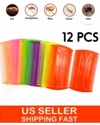 Lice hair comb - All 12 PCs The Best Head Lice Comb, Nit Hair Dandruff Combs - Image 1 of 4