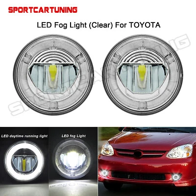 For 00-2009 Toyota Highlander/Echo/Prius LED DRL Daytime Running Fog Lights Lamp - Изображение 1 из 4