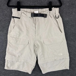 The North Face Mens Shorts Size S Beige Cargo Pockets Outdoor Casual Zip Fly - Picture 1 of 23