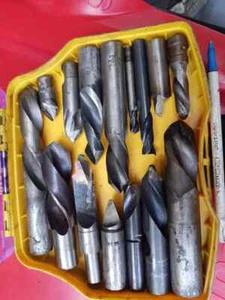 15x assorted sizes HSS toolbits boring bars drills in box - Bild 1 von 1