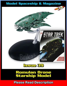 Eaglemoss Star Trek Starship Collection Issue 39: Romulan Drone Ship (NEW) - Picture 1 of 9
