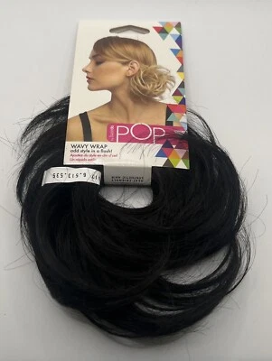 Herramienta de peinado sintético envoltura ondulada Pop by Hairdo - Ébano Foto 1 de 2