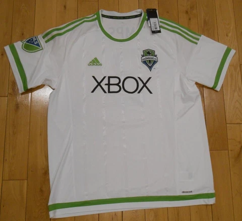 NWT 2015 Adidas SEATTLE SOUNDERS CLINT DEMPSEY #2 MLS Soccer Jersey Kit Mens XL Cover