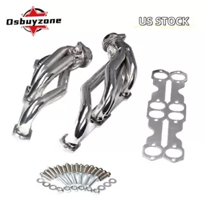 for Chevy GMC 88-97 5.0L/5.7L 305 350 V8 Stainless Steel Exhaust Headers Truck - Picture 1 of 7