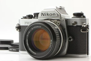 ▶S/N861xxx[N MINT] Nikon New FM2 Silver Film Camera + Ai-s 50mm f1.4 Lens K148 - Picture 1 of 13
