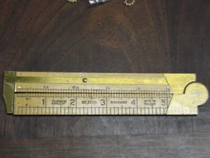 Lufkin Nº Regla Plegable Pinza 372 12" Madera de Boj Garantizada Muy Buena De Colección - Imagen 1 de 2