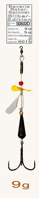 Bavaria Weitwurf-Rotor-Spinner 9g ,Silbe Edition,  Bebleiung 5g  /  VMC-Drilling - Bild 1 von 4