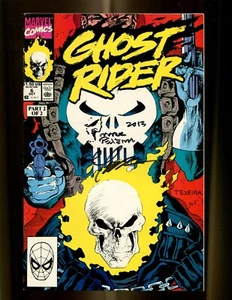 GHOST RIDER 6 (8.0) AUTO/DATED/REMARKED/MARK TEXEIRA-W/COA-VS PUNISHER (S002) - Picture 1 of 2