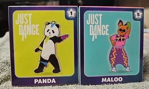 NUEVO LOTE DE 2 JUGUETES HAPPY FOOD JUST DANCE McDONALD’s 2024 #1 panda y #5 maloo, nuevo en caja - Imagen 1 de 2
