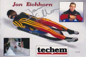 Jan EICHHORN - Deutschland, Bronze WM 2007 Rodeln, Original-Autogramm! - Picture 1 of 1