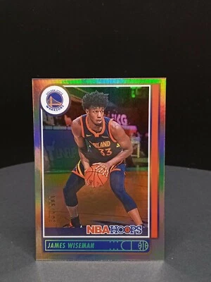 James Wiseman 2021-22 Panini-Hoops Holofoil Parallel/199 - Image 1 of 2