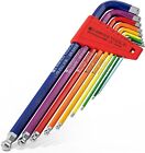 PB SWISS TOOLS 212LH-10RBCN Long rainbow wrench set with ball