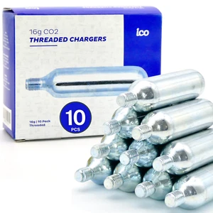 ICO CO2, 10pcs, Cartouche CO2 16g à Filetage à Utiliser avec Pompe CO2 de Pneus - Bild 1 von 8