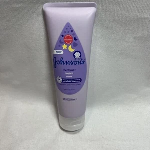 Johnson Bedtime Cream 8oz NEW No Parabens Phthalates or Dyes Factory Sealed R5 - Picture 1 of 3