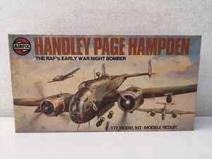 Handley Page Hampden Raf Bomber Kit Airfix Series 4 04011-2 Scala 1/72 ZR-T44 - Foto 1 di 10