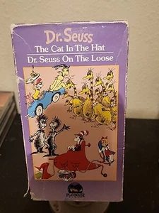 Dr. Seuss The Cat In The Hat Dr. Seuss On The Loose VHS 1985 TESTED VERY RARE - Picture 1 of 7