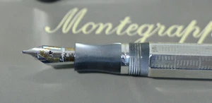 Montegrappa Privilege Deko Sterling Silver Fountain Pen -NOS Boxed (T165-R80) - Bild 1 von 11