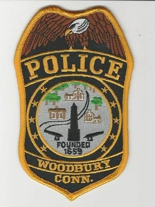Parche de policía Woodbury Connecticut - Imagen 1 de 2