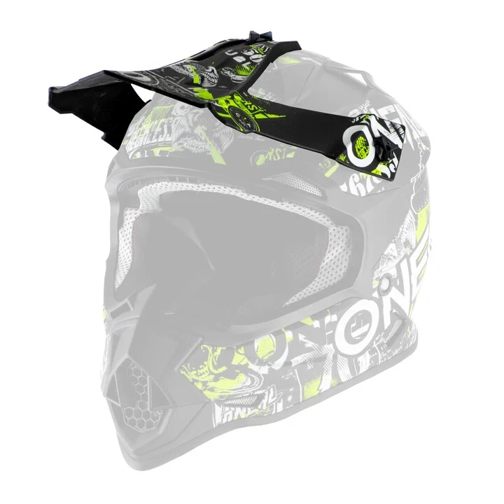 O'Neal 2026 Visera de Repuesto Juvenil 2 SRS Casco Ataque Negro/Amarillo Neón 0200-4 Foto 1 de 1