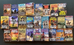 William W. Johnstone J. A. Johnstone PB Book LOT of 26 Pulp Fiction Western - Bild 1 von 10