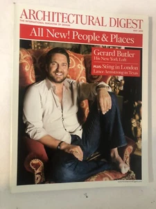Architectural Digest - May 2010 - Gerard Butler - Sting in London Issue - Picture 1 of 4