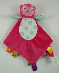 "Tags Manta de Seguridad Puntos de Seguridad de Peluche Rosa Hot 14"" x 14" - Imagen 1 de 2