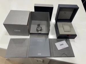 Oris Aquis Titanium Diver Watch 43.5 mm Automatic Date Grey Used - great shape! - Picture 1 of 8