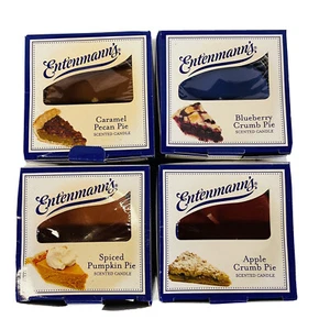 4x Entenmann's Bakery 3oz Scented Candles Caramel Pecan Apple Blueberry Pumpkin - Picture 1 of 6