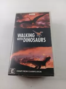 Walking With Dinosaurs VHS Tapes 2 Set Videos BBC - Picture 1 of 9