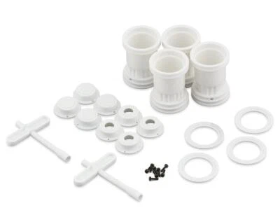 JConcepts Tribute 1/24 Mini Monster Truck Wheels (White) (4) [JCO3442W] - Image 1 of 2