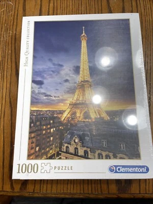 Clementoni HQ Collection PARIS, EIFFEL TOWER 1000Pc Jigsaw Puzzle - Image 1 of 2
