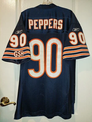Camiseta deportiva auténtica de los Chicago Bears Julius Peppers #90 Reebok NFL talla 48 Foto 1 de 4